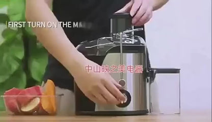 Stainless steel fruit juicer Centrifugal Strong Power Easy To Clean 800W Motor Big Mouth Large for Fruits And Vegetables