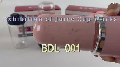 400ML Portable Electric Juicer 2 Cup Home Mini Multifunctional Wireless Blender USB Rechargeable Small Juice Cup Mixer Machine
